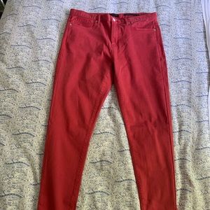 Banana republic faded red jeans BRAND NEW